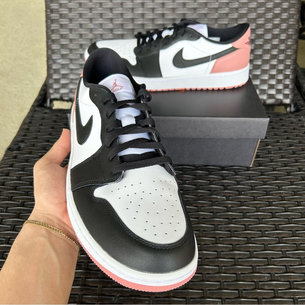 AIR JORDAN 1 GOLF LOW RUST PINK Size 14 - Picture 2 of 5